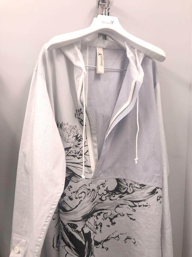 ヨウジヤマモトHoodie Shirt Rengoku White（煉獄杏寿郎） - パーカー